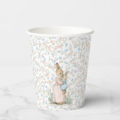 Kleine Peter Konijn en mama Papieren Bekers (Achterkant)