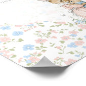 Kleine Peter Konijn en moeder welkom Poster (Hoek)