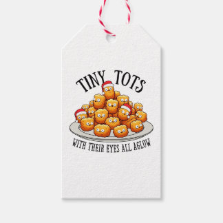 Kleine Peuters Kerst Grappige Gift Tags Cadeaulabel
