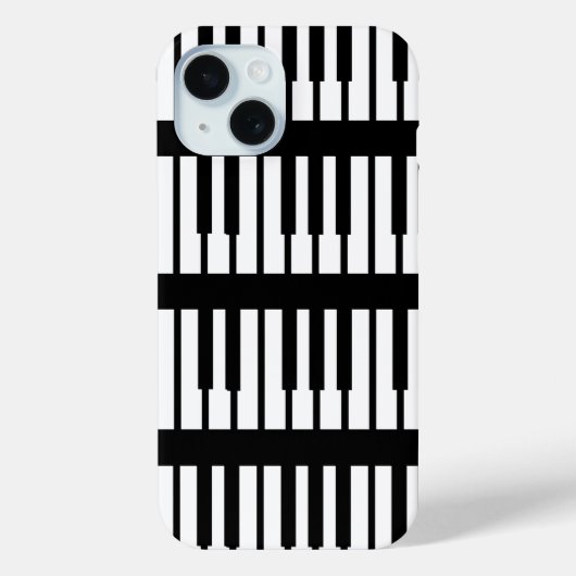 Kleine Piano Keys Klassiek Keyboard Patroon Case-Mate iPhone Case (Achterkant)