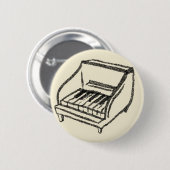 kleine piano ronde button 5,7 cm (Voorkant /achterkant)