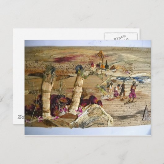 Kleine picknick briefkaart (Voorkant / Achterkant)