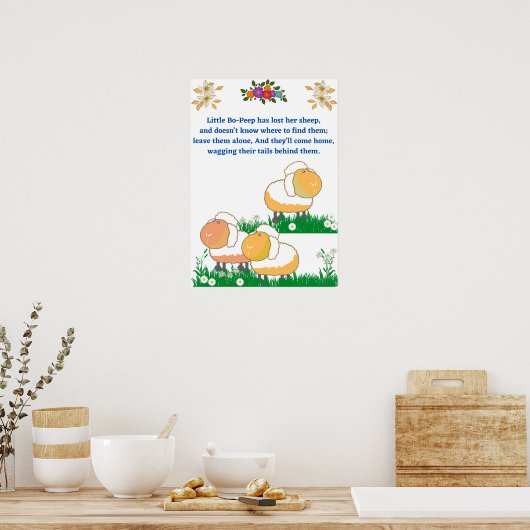 Kleine pieptoon poster (Keuken)