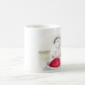 Kleine Pierro de Hamster met aardbei Koffiemok (Center)