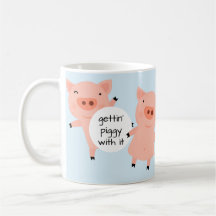 Kleine piggies overal