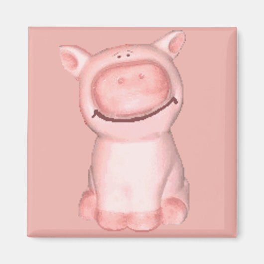 Kleine piggy magneet (Voorkant)