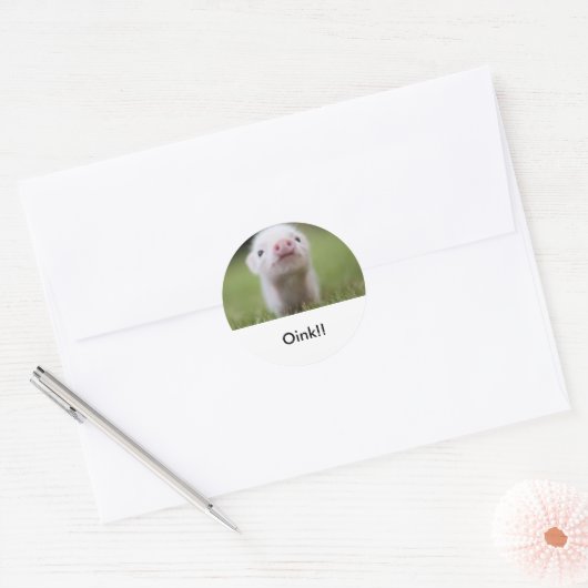 Kleine piggy sticker (Envelop)