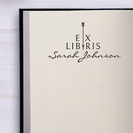 Kleine  Pijl Moderne Bibliotheekboeken Rubberstempel