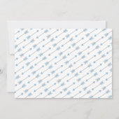 Kleine pijltjes van Archer Full Bleed Birth Announ Aankondiging (Achterkant)