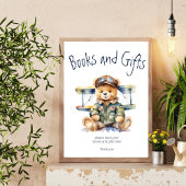 Kleine piloot schattig teddy beer boeken geschenke poster