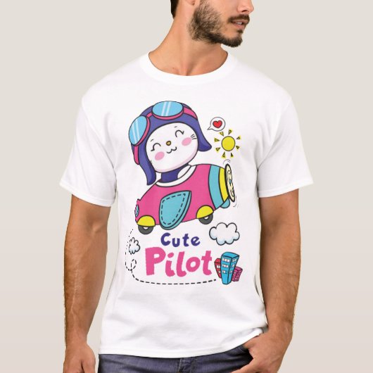 Kleine piloot t-shirt (Voorkant)