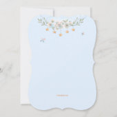 Kleine pinda-Baby shower Kaart (Achterkant)