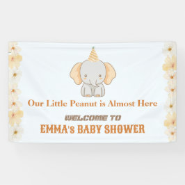 Kleine Pinda Dromen – Olifant Baby Shower Spandoek