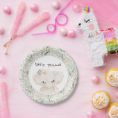 Kleine pinda Elephant Baby shower Borden Papieren Bordje (Feest)