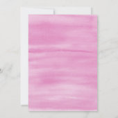 Kleine pinda Elephant Girls Baby shower Kaart (Achterkant)