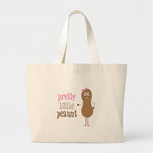  kleine pinda grote tote bag (Voorkant)