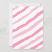 Kleine pinda-olifant | BABY SHOWER | roze Kaart (Achterkant)