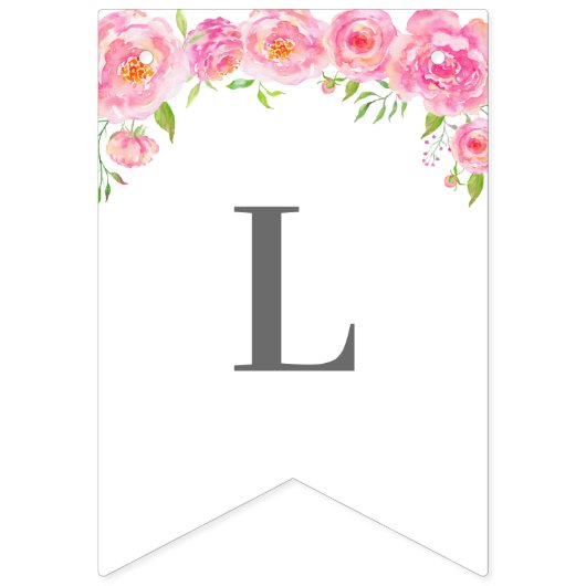 Kleine Pinda Olifant Baby shower Verjaardagsfeestj Vlaggetjes (Tweede vlag)