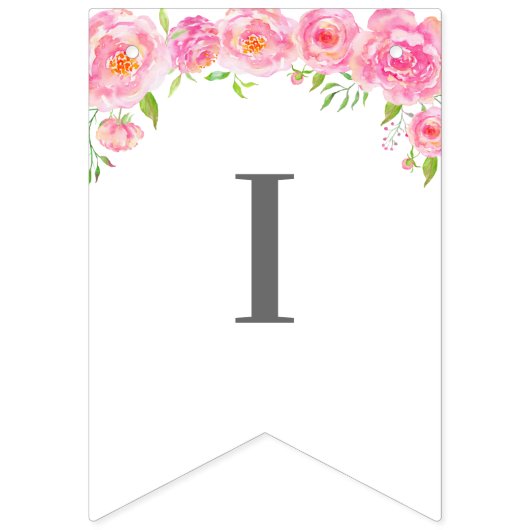 Kleine Pinda Olifant Baby shower Verjaardagsfeestj Vlaggetjes (Derde vlag)