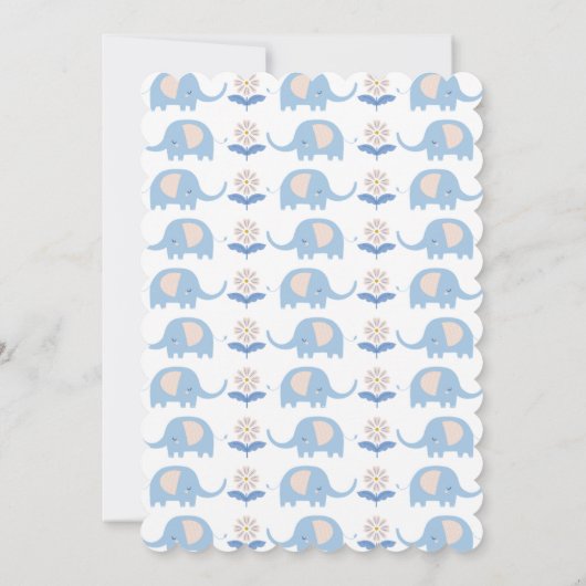 Kleine pinda op de manier waarop ik baby douche ui kaart (Achterkant)