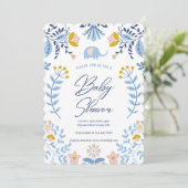 Kleine pinda op de manier waarop ik baby douche ui kaart (Staand voorkant)