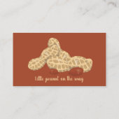 Kleine pinda op de weg Luier Raffle Informatiekaartje (Achterkant)