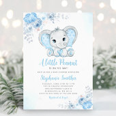 Kleine pinda Waterverf Baby shower Kaart