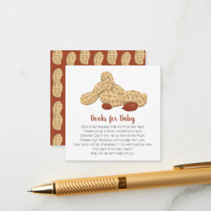 Kleine pindaboeken voor baby informatiekaartje