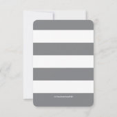 kleine pindakaas meisje BABY SHOWER olifant Uitnod Kaart (Achterkant)