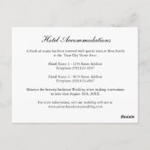 Kleine pinda's Florale accommodatie Briefkaart (Achterkant)