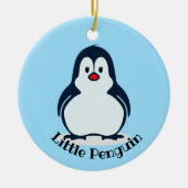 Kleine pinguïn Design AcrylOrnament Keramisch Ornament (Voorkant)