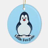 Kleine pinguïn Design AcrylOrnament Keramisch Ornament (Links)