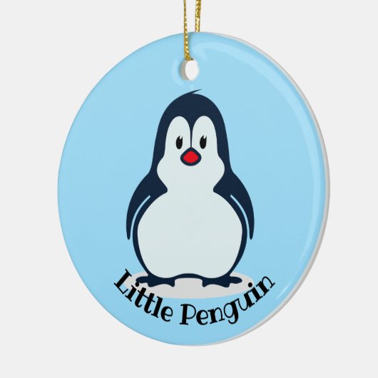 Kleine pinguïn Design AcrylOrnament Keramisch Ornament (Links)