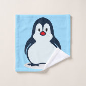 Kleine pinguïn Design Bath-handdoekset Bad Handdoek (Wasdoekje)