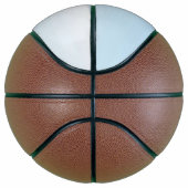 Kleine pinguïn die op sneeuw loopt basketbal (Rechts)