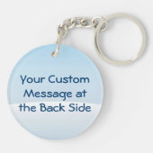 Kleine pinguïn die op sneeuwSleutelhanger loopt Sleutelhanger (Achterkant)