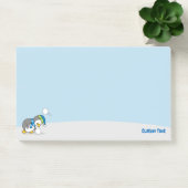 Kleine Pinguïn Krijgt Een Sneeuwbal Post-it Notiti Post-it® Notes (Kantoor)