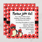 Kleine pinguïn meenemen voor een Walk Kaart (Voorkant / Achterkant)