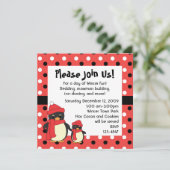 Kleine pinguïn meenemen voor een Walk Kaart (Staand voorkant)