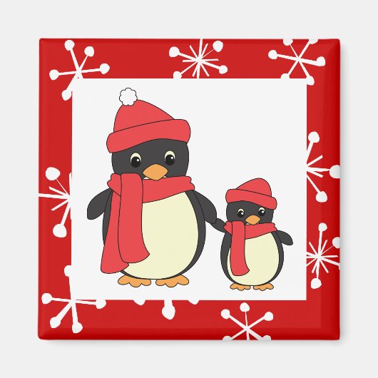 Kleine pinguïn meenemen voor een Walk Magneet (Voorkant)