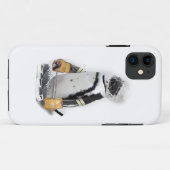 Kleine pinguïn met sleutelvistuig Case-Mate iPhone case (Achterkant (horizontaal))