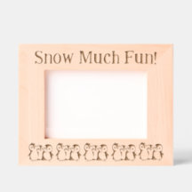 Kleine pinguïns, sneeuw Veel plezier, 7 x 5 "lands