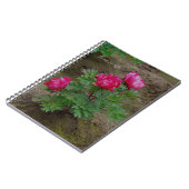 Kleine Pioen Struik Notitieboek (Linkerzijde)