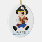 Kleine piraat keramisch ornament (Rechts)