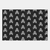 Kleine Piraat Kinder schedel en Crossbones Verjaar Inpakpapier Vel (Voorkant 2)