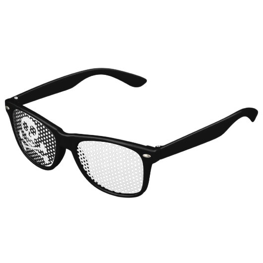 Kleine Piraat Kinder schedel en Crossbones Verjaar Kinder Zonnebril (Gekanteld)