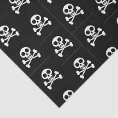 Kleine Piraat Kinder schedel en Crossbones Verjaar Tissuepapier (Detail)