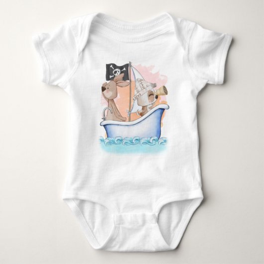 Kleine piraten romper (Voorkant)