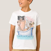 Kleine piraten t-shirt (Voorkant)