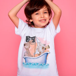 Kleine piraten t-shirt